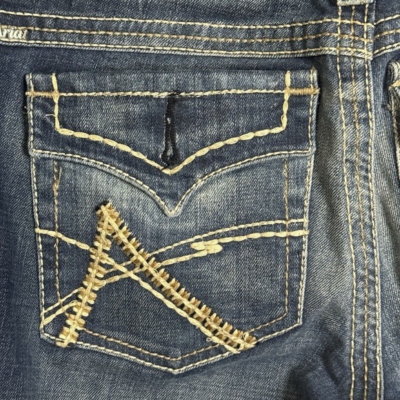 Ariat Jeans Womens 28Rx32 Blue Denim Pants Ruby Bootcut Western Cowgirl Casual - Picture 5 of 5